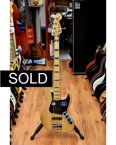 Fender American Deluxe Jazz Bass V Natural MN #2